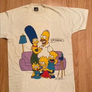 Classic simpsons family portrait shirt